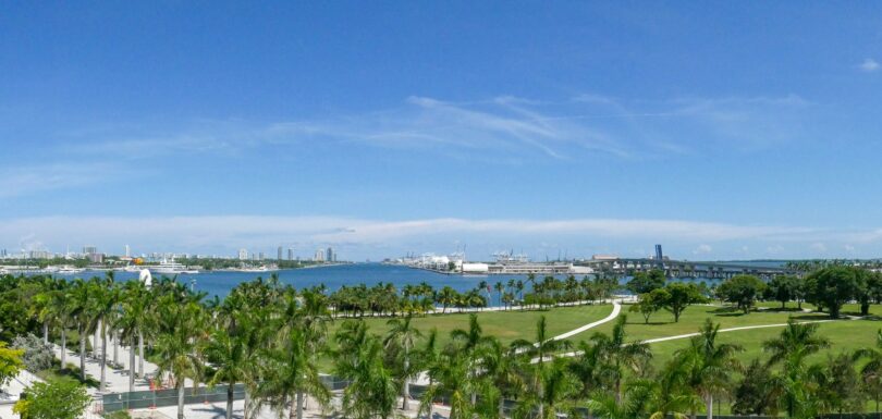 El horizonte de Brickell Miami representa la terapia TMS para profesionales.