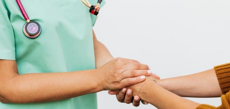 Patient meeting a psychiatrist to choose a TMS provider in Miami